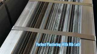 우수한 석고 접착을 위한 고강도 Rib Lath