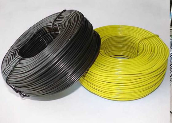 황록색 PVC 코팅되 Gi 와이어 4 밀리미터 수지 피복강 와이어