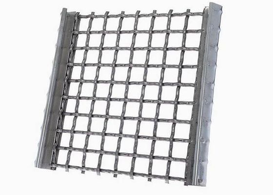 평면 진동 스크린  Mesh 1mm-100mm 열기 고 팽창 강철