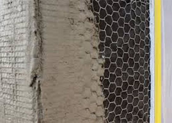 지붕 및 벽 보강용 스터코 메쉬로 사용되는 육각형 와이어 메쉬