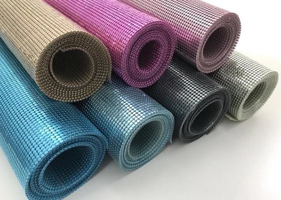 금속성 직물 직물 (금속성 번쩍이는 금속 조각 직물 커튼) - 라운드와 8각형 번쩍이는 금속 조각