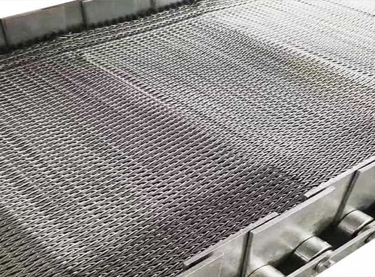 복합 제직물 금속 컨베이어 벨트 200mm-3000mm 강철 코드 컨베이어 벨트