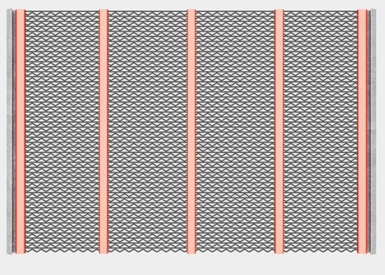 삼각 자체 청소 광산 스크린 메쉬 1.2-5mm 와이어 직경
