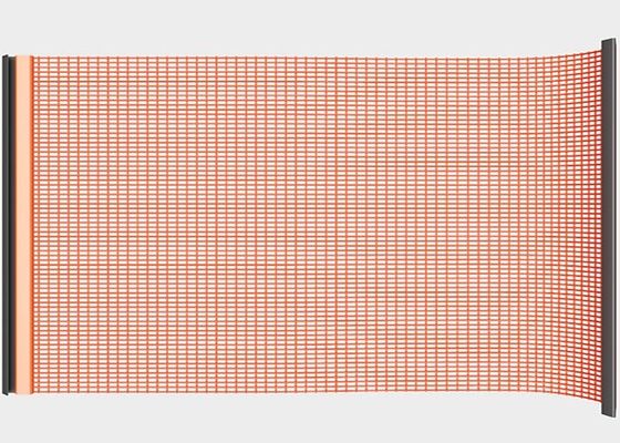 갈고리와 함께 붉은 슬롯 웰딩 폴리 유레탄 스크린  Mesh