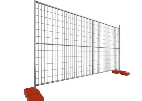 4mm 핫 디프 젤바니제 임시 울타리 패널 둥근 프레임 42 미크론