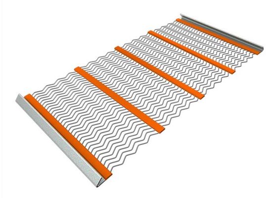 크림드 와이어 광산 자체 청소 스크린 망