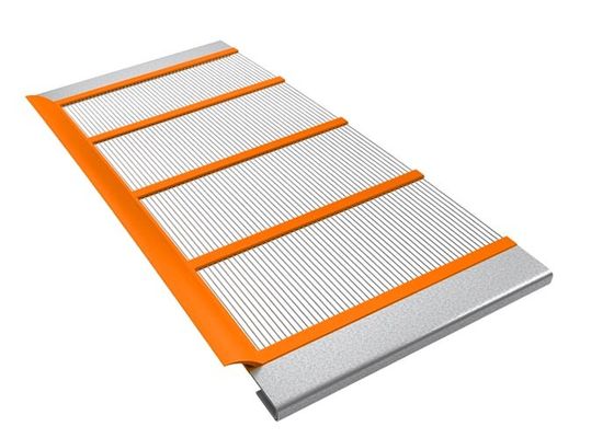 PU 지원 스트립 직선 와이어 자기 청소 스크린 망