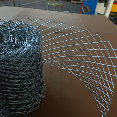 진료 철강 벽돌 강화  Mesh 0.3mm 두께 15x25mm 다이아몬드 구멍